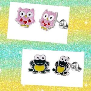 💐 2 Pair Stud Earrings